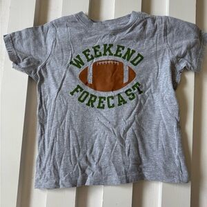 Gray Weekend Forecast Kids T-Shirt